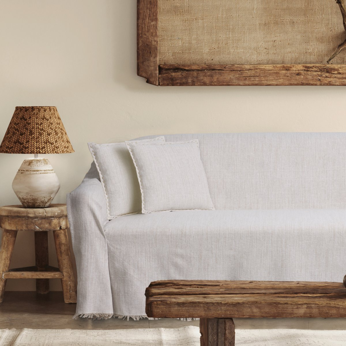 Διακοσμητικό Μαξιλάρι (40X40) Das Home 0283 Beige Λευκά Είδη Σαλονιού Μαξιλάρια Διακοσμητικά Spitishop