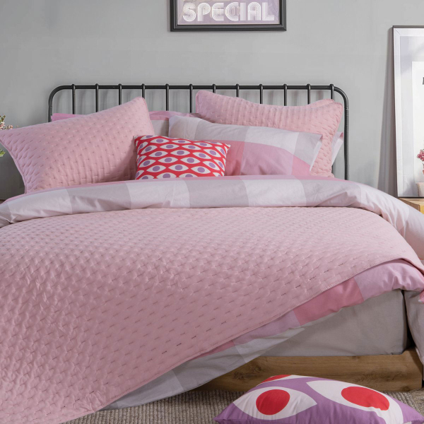 Κουβερλί Ημίδιπλο (180x240) Nef-Nef Homeware Adelle Rose