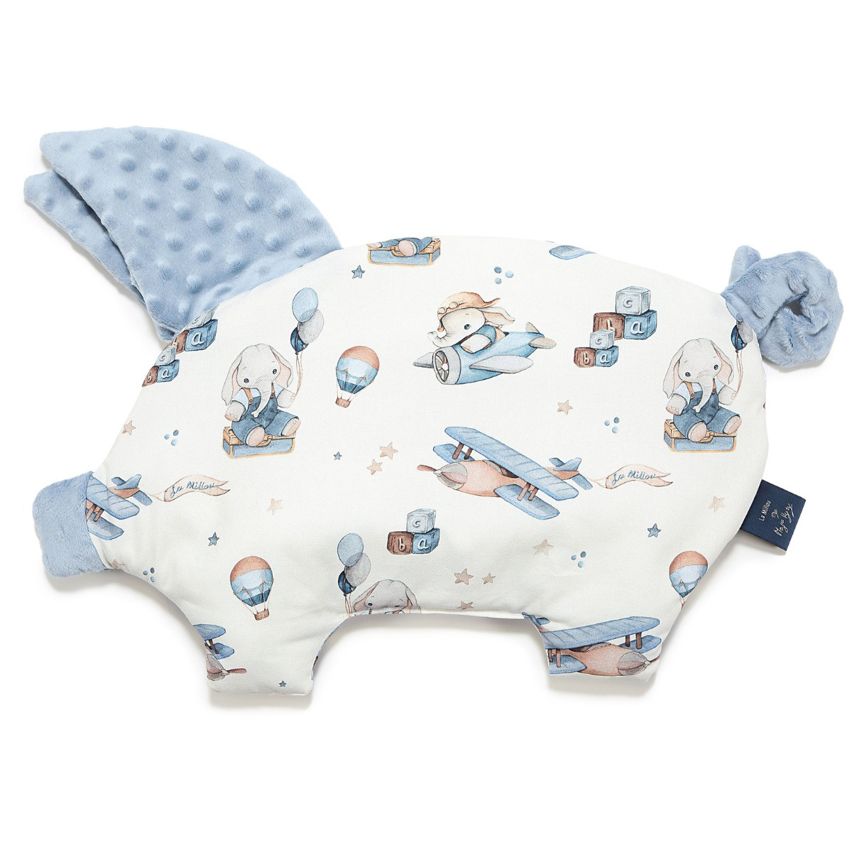 Βρεφικό Μαξιλάρι Sleepy Pig La Millou Simbo-Wind Blue Home Βρεφικά Προίκα Μωρού Μαξιλάρια & Επιστρώματα Spitishop