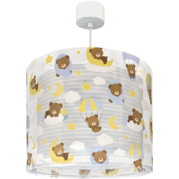 Παιδικό Φωτιστικό Οροφής Μονόφωτο Ango Baby Teddy Blue 41572MT