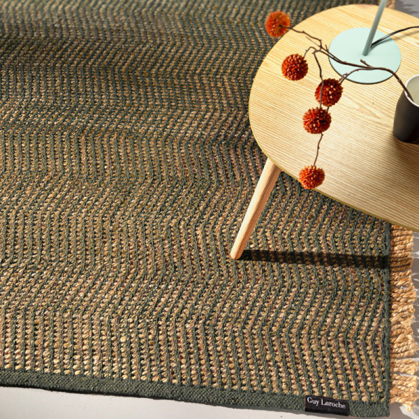 Χαλί Διαδρόμου (60x200) Guy Laroche Zigk Zagk Olive