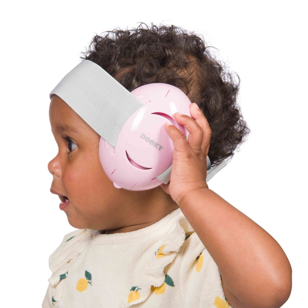 Βρεφικά Προστατευτικά Αυτιών 0-3 Μηνών Dooky Pink DK-3001101