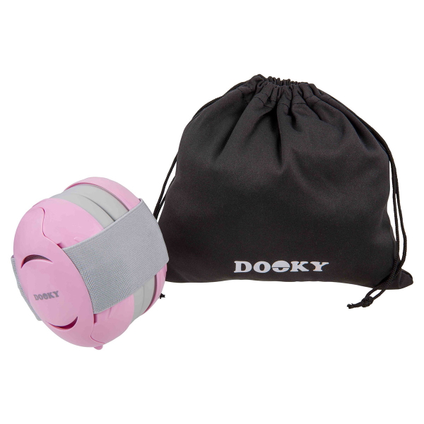 Βρεφικά Προστατευτικά Αυτιών 0-3 Μηνών Dooky Pink DK-3001101