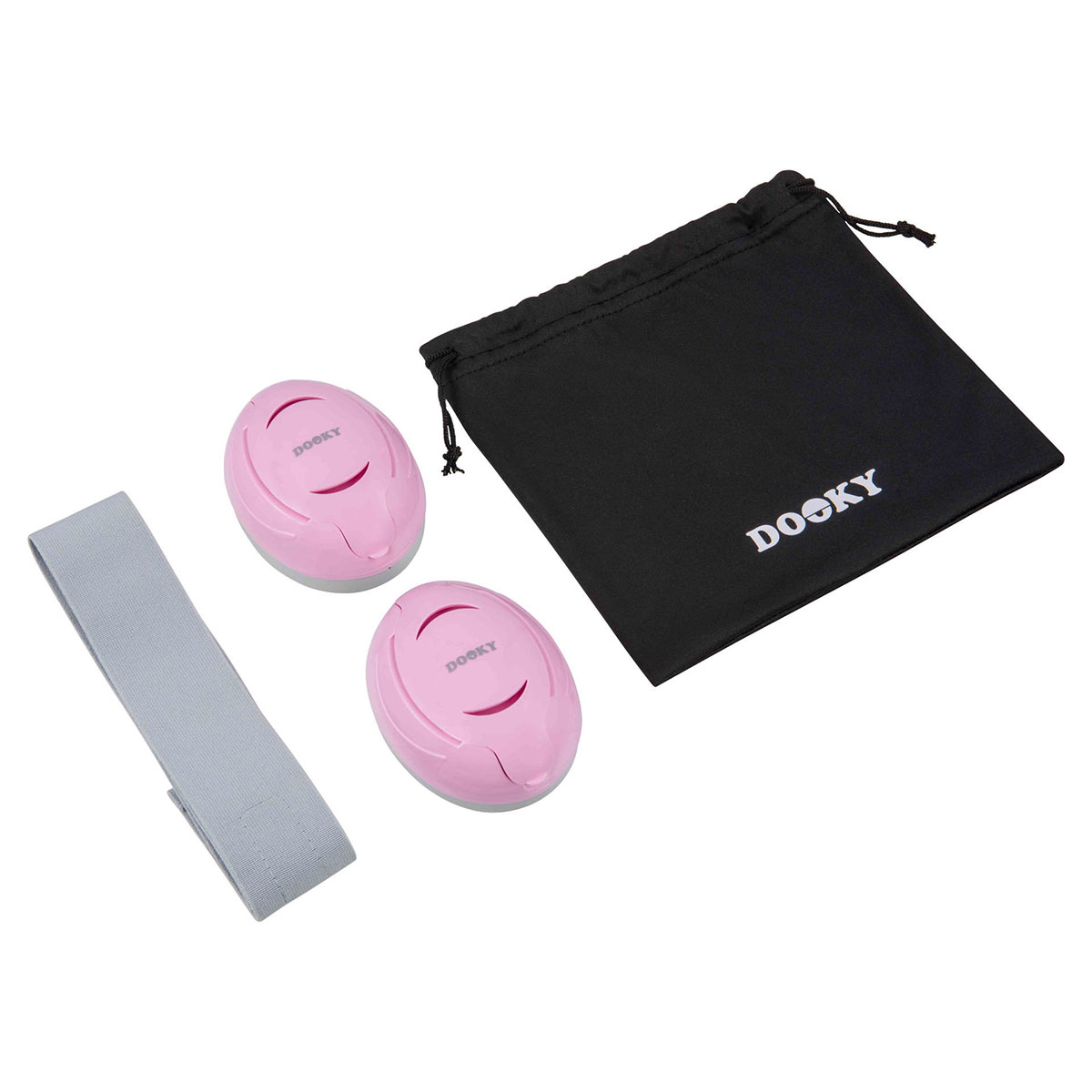 Βρεφικά Προστατευτικά Αυτιών 0-3 Μηνών Dooky Pink Dk-3001101 Home Είδη Ασφαλείας - Spitishop
