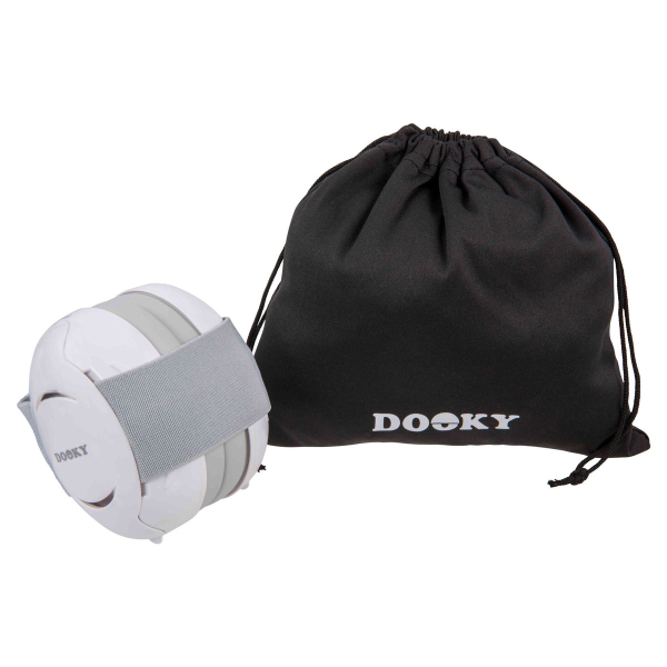 Βρεφικά Προστατευτικά Αυτιών 0-3 Μηνών Dooky White DK-3001102