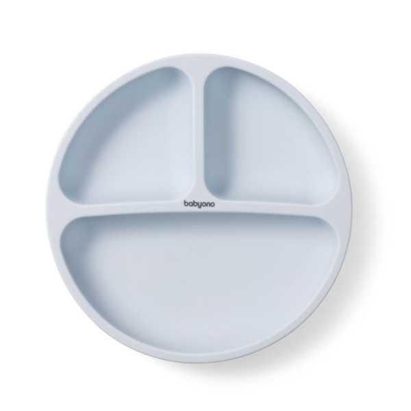 Πιάτο Με Χωρίσματα (Φ19.5x3) BabyOno Blue BN1482/01