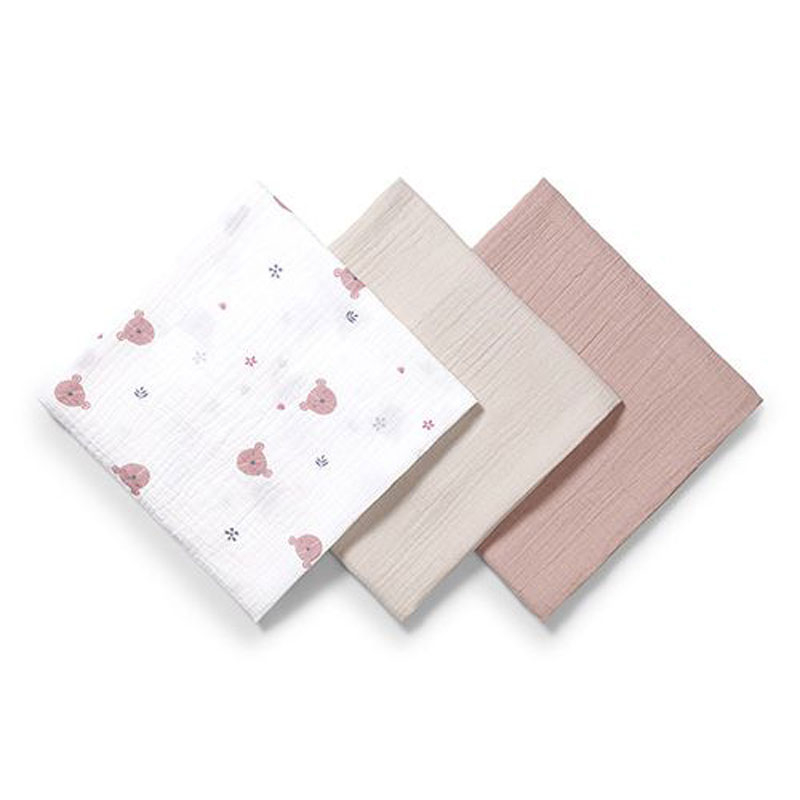 Μουσελίνες Πάνες Αγκαλιάς (Σετ 3Τμχ) Babyono Bn828 03 Home Βρεφικά Προίκα Μωρού - Σελτεδάκια Spitishop