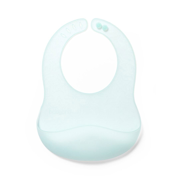 Σαλιάρα Σιλικόνης 6+ Μηνών (21x26) BabyOno Turquoise BN1598/01