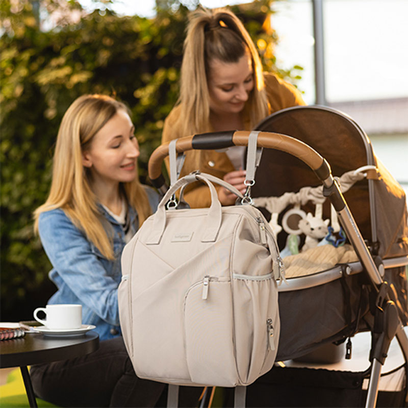 Τσάντα Αλλαξιέρα Backpack (40x27x19) BabyOno Beige BN1649/02