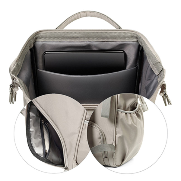 Τσάντα Αλλαξιέρα Backpack (40x27x19) BabyOno Beige BN1649/02