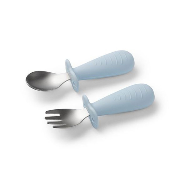 Πιρούνι + Κουτάλι (Σετ) BabyOno Blue BN1665/01