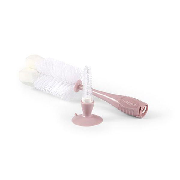 Βούρτσα Καθαρισμού Για Μπιμπερό & Θηλές BabyOno Pink BN728/06