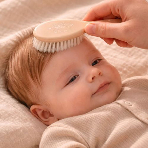 Βρεφικό Σετ Βούρτσα + Χτένα BabyOno Beige BN569/05