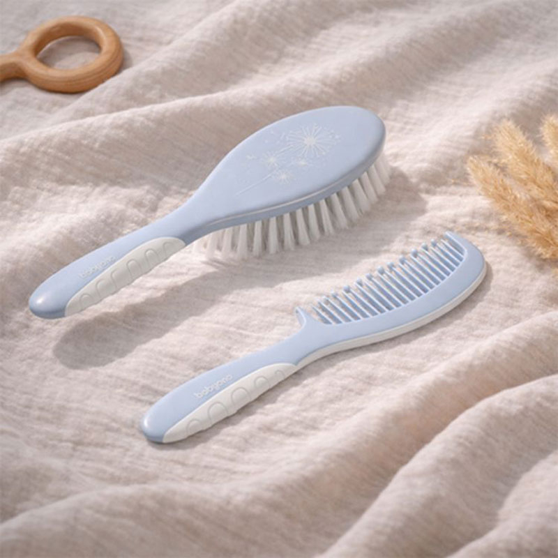 Βρεφικό Σετ Βούρτσα + Χτένα BabyOno Blue BN570/05