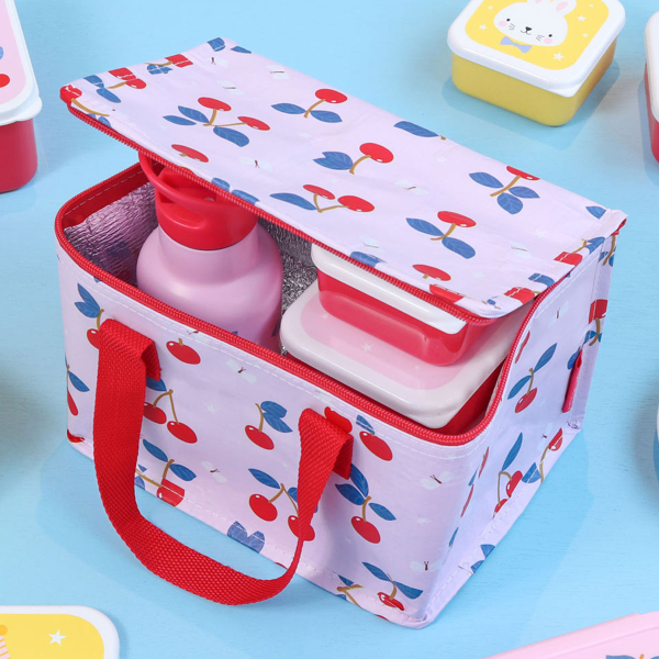 Ισοθερμική Τσάντα Φαγητού 5.5lt Α Little Lovely Company Cherries CBCHPI34