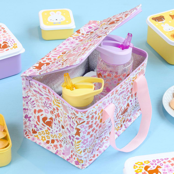Ισοθερμική Τσάντα Φαγητού 5.5lt Α Little Lovely Company Flower Garden CBFGMU35