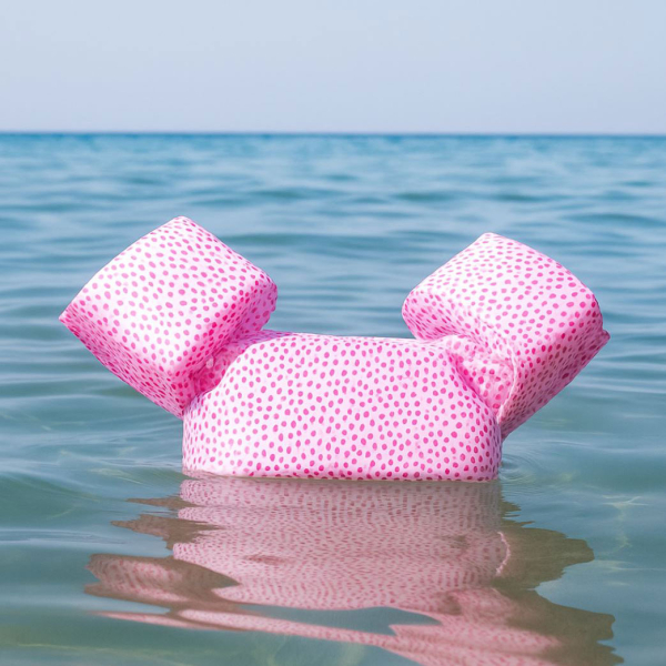 Μπρατσάκια Με Σωσίβιο (2-6 Ετών) Swim Essentials Pink With Dots