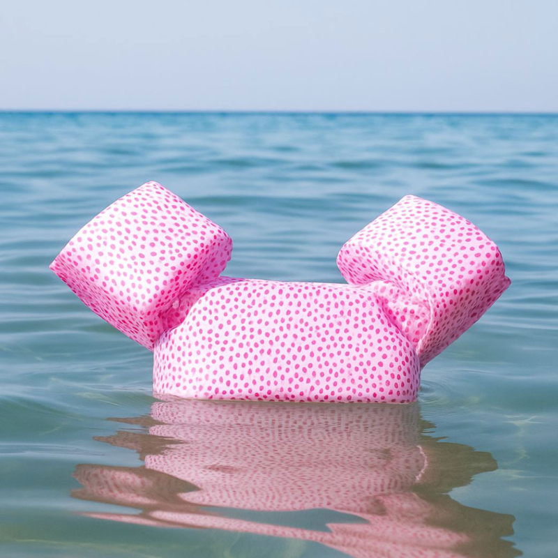 Μπρατσάκια Με Σωσίβιο (2-6 Ετών) Swim Essentials Pink With Dots
