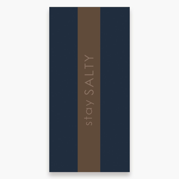 Πετσέτα Θαλάσσης (80x160) Nef-Nef Homeware Stay Salty Blue/Brown