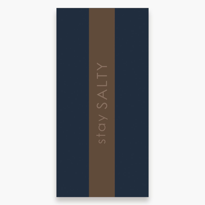 Πετσέτα Θαλάσσης (80x160) Nef-Nef Homeware Stay Salty Blue/Brown