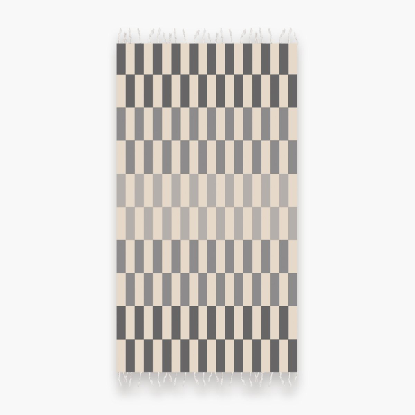 Πετσέτα Θαλάσσης - Παρεό (90x170) Nef-Nef Homeware Storin Grey