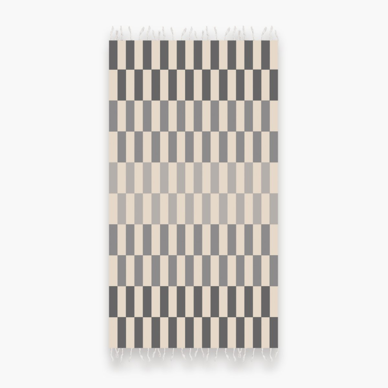 Πετσέτα Θαλάσσης - Παρεό (90x170) Nef-Nef Homeware Storin Grey