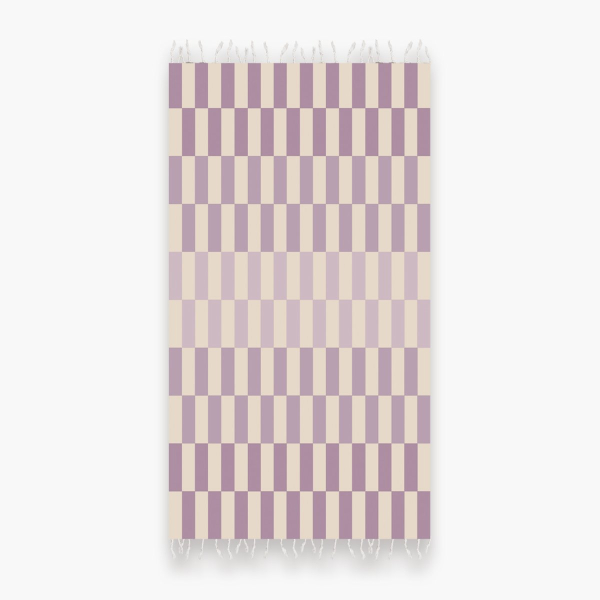 Πετσέτα Θαλάσσης - Παρεό (90x170) Nef-Nef Homeware Storin Mauve