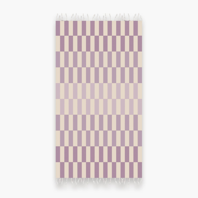 Πετσέτα Θαλάσσης - Παρεό (90x170) Nef-Nef Homeware Storin Mauve