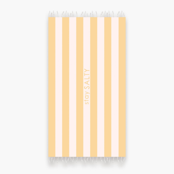 Πετσέτα Θαλάσσης - Παρεό (90x170) Nef-Nef Homeware Smooth Yellow
