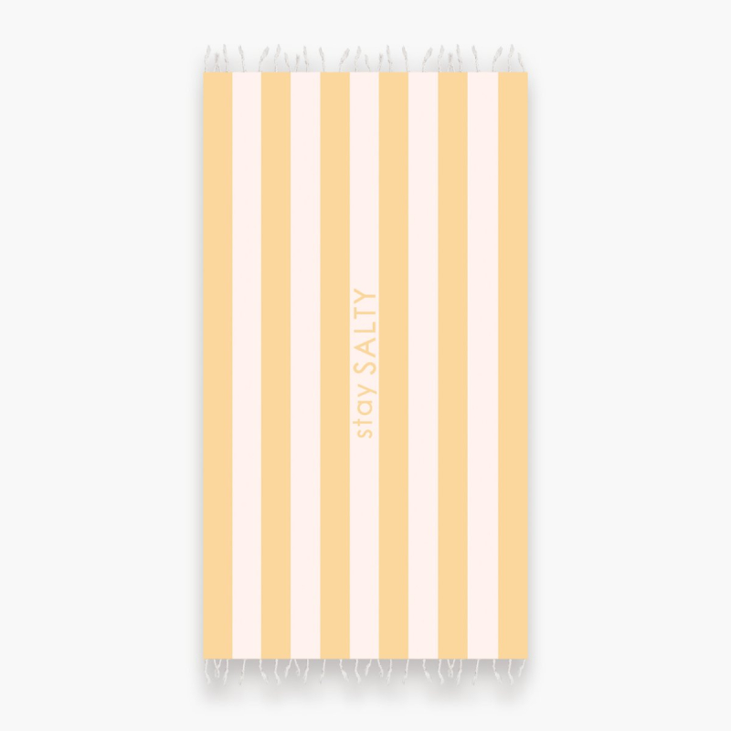 Πετσέτα Θαλάσσης - Παρεό (90x170) Nef-Nef Homeware Smooth Yellow