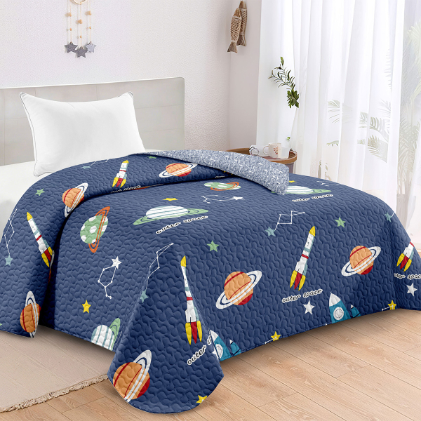 Κουβερλί Μονό 2 Όψεων (160x220) AdamHome Space 330
