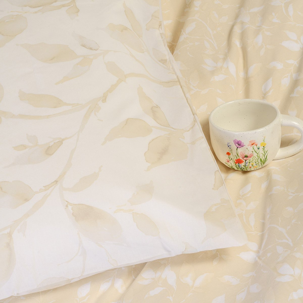 Παπλωματοθήκη Υπέρδιπλη (225x245) 2 Όψεων Melinen Ultra Line Melinen Pearl Beige