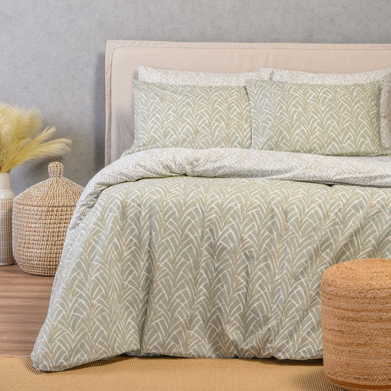 Παπλωματοθήκη Υπέρδιπλη (225x245) 2 Όψεων Melinen Ultra Line Melinen Coral Aqua