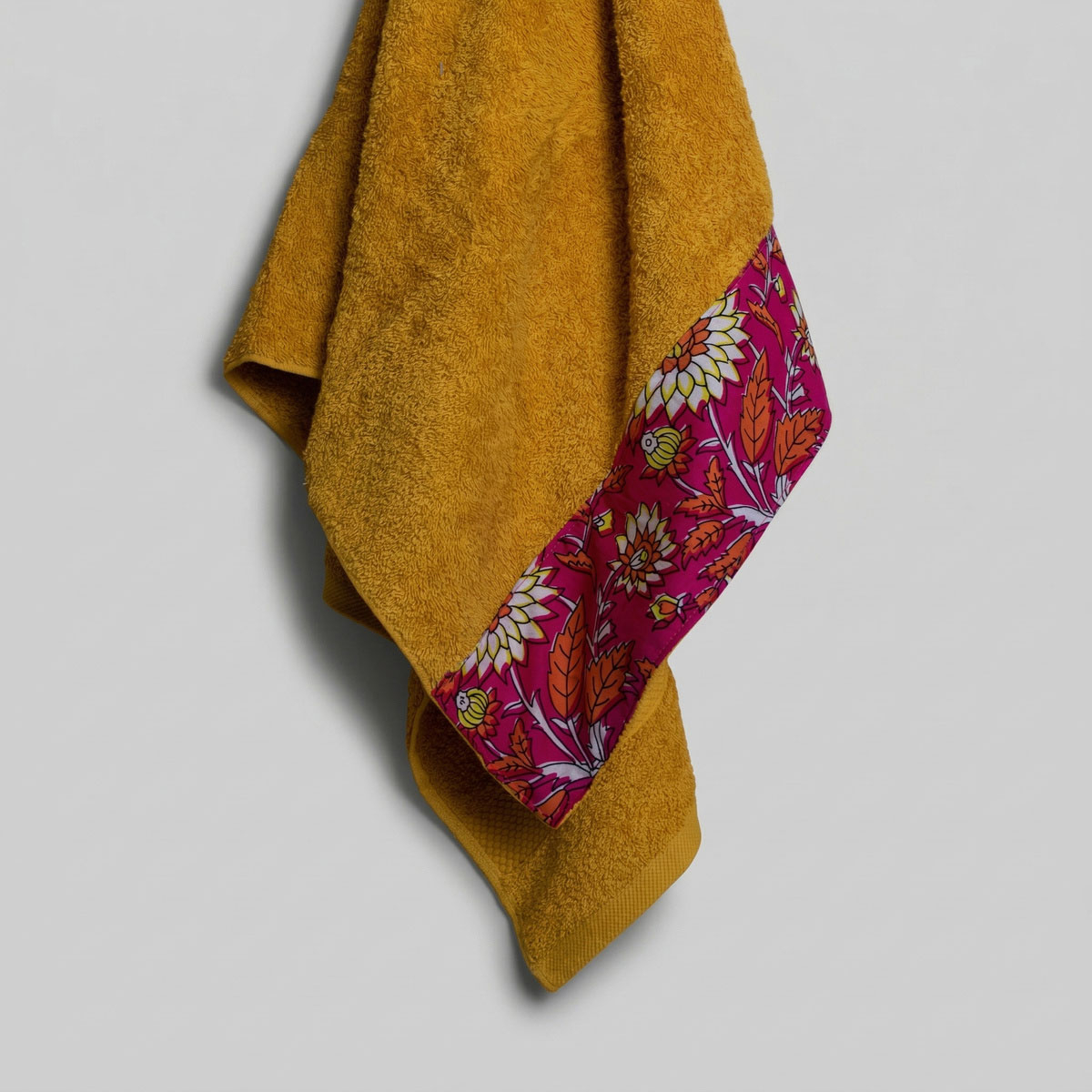 Πετσέτα Σώματος (80X150) White Fabric Devvi Yellow 600Gsm Home Λευκά Είδη Μπάνιου Πετσέτες Spitishop