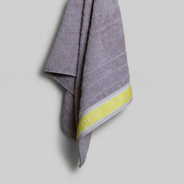 Πετσέτα Χεριών (30x50) White Fabric Harlie Pink 600gsm