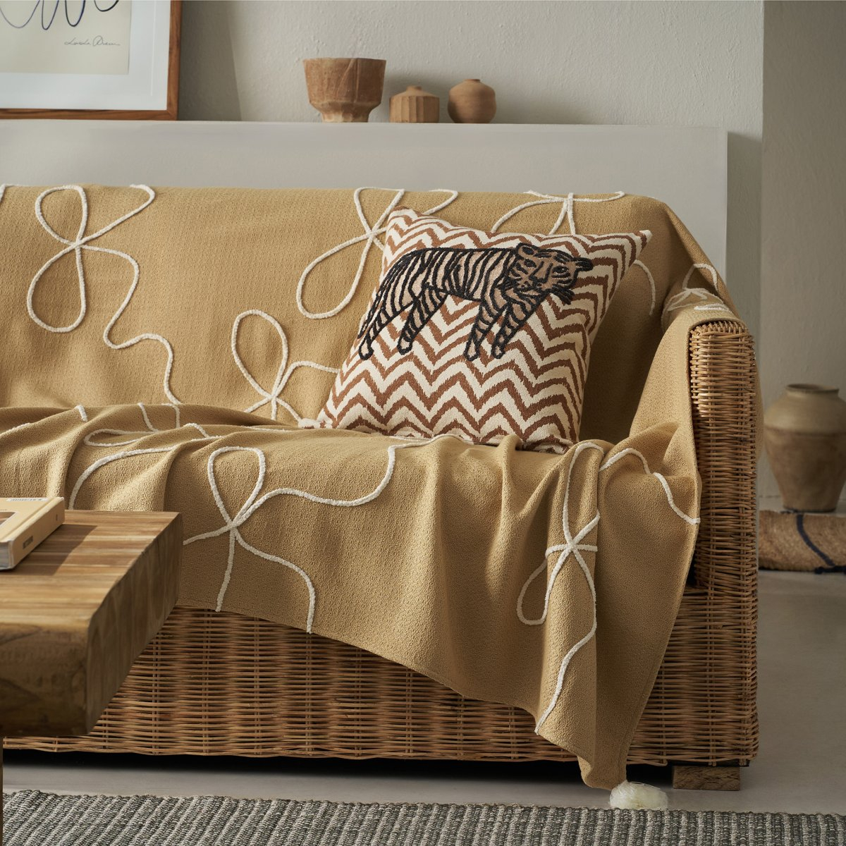 Διακοσμητική Μαξιλαροθήκη (45X45) Gofis Home Devin 579 Λευκά Είδη Σαλονιού Μαξιλάρια Διακοσμητικά Spitishop