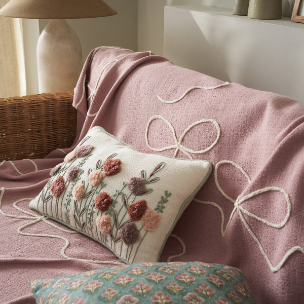 Διακοσμητικό Ριχτάρι (140x180) Gofis Home Elowen Magnolia Rose 505/17