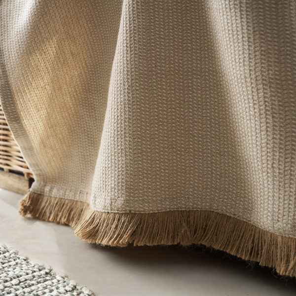 Ριχτάρι Πολυθρόνας (180x180) Gofis Home Odessa Hemp Beige 533/06
