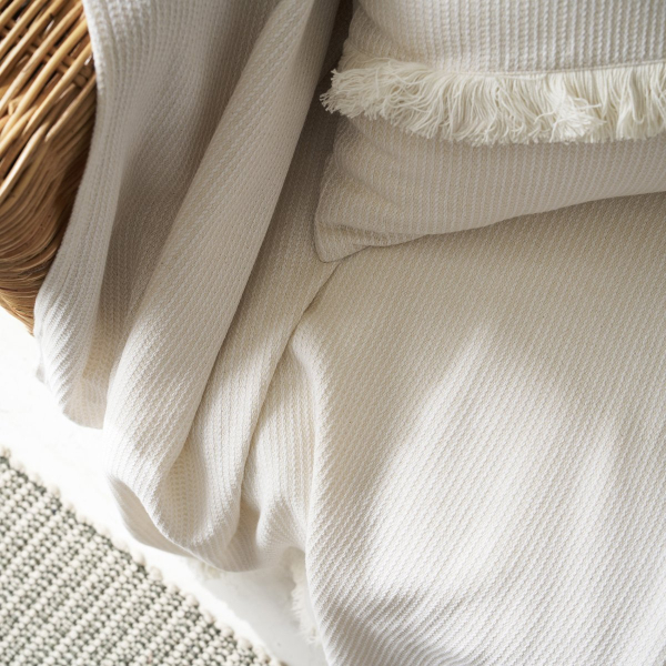 Ριχτάρι Καναπέ Διθέσιου (180x250) Gofis Home Odessa Off White 533/05
