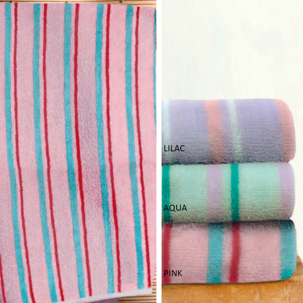 Πετσέτες Μπάνιου (Σετ 3τμχ) Palamaiki Strip 550gsm