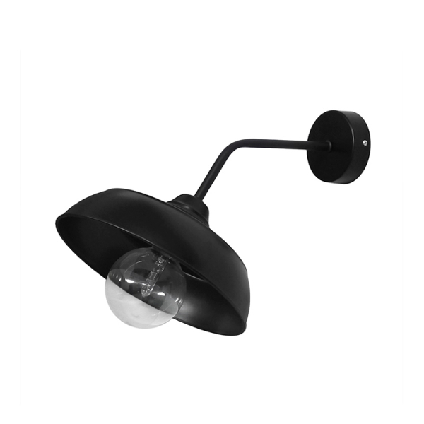 Απλίκα Τοίχου Heronia Public 31-1177 Black
