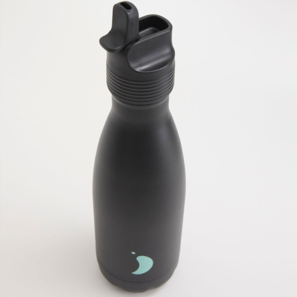 Παγούρι - Θερμός 350ml Με Καλαμάκι Chilly's Original's Series Black
