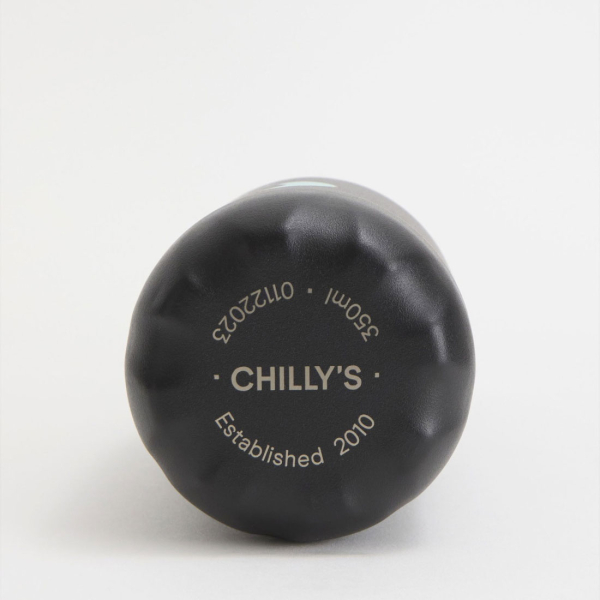 Παγούρι - Θερμός 350ml Με Καλαμάκι Chilly's Original's Series Black