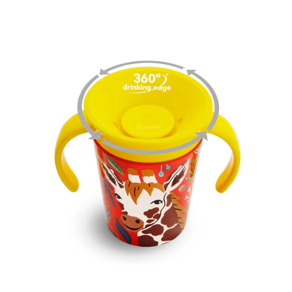 Ποτήρι Εκπαιδευτικό 177ml Munchkin Miracle Sippy Cup Giraffe