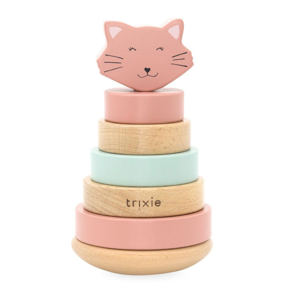 Ξύλινη Πυραμίδα Στοίβαξης (Φ10x18) Trixie Mrs.Cat
