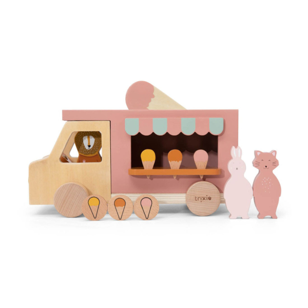 Ξύλινο Παιχνίδι (25x13.5x15.5) Trixie Ice Cream Truck