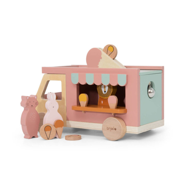 Ξύλινο Παιχνίδι (25x13.5x15.5) Trixie Ice Cream Truck
