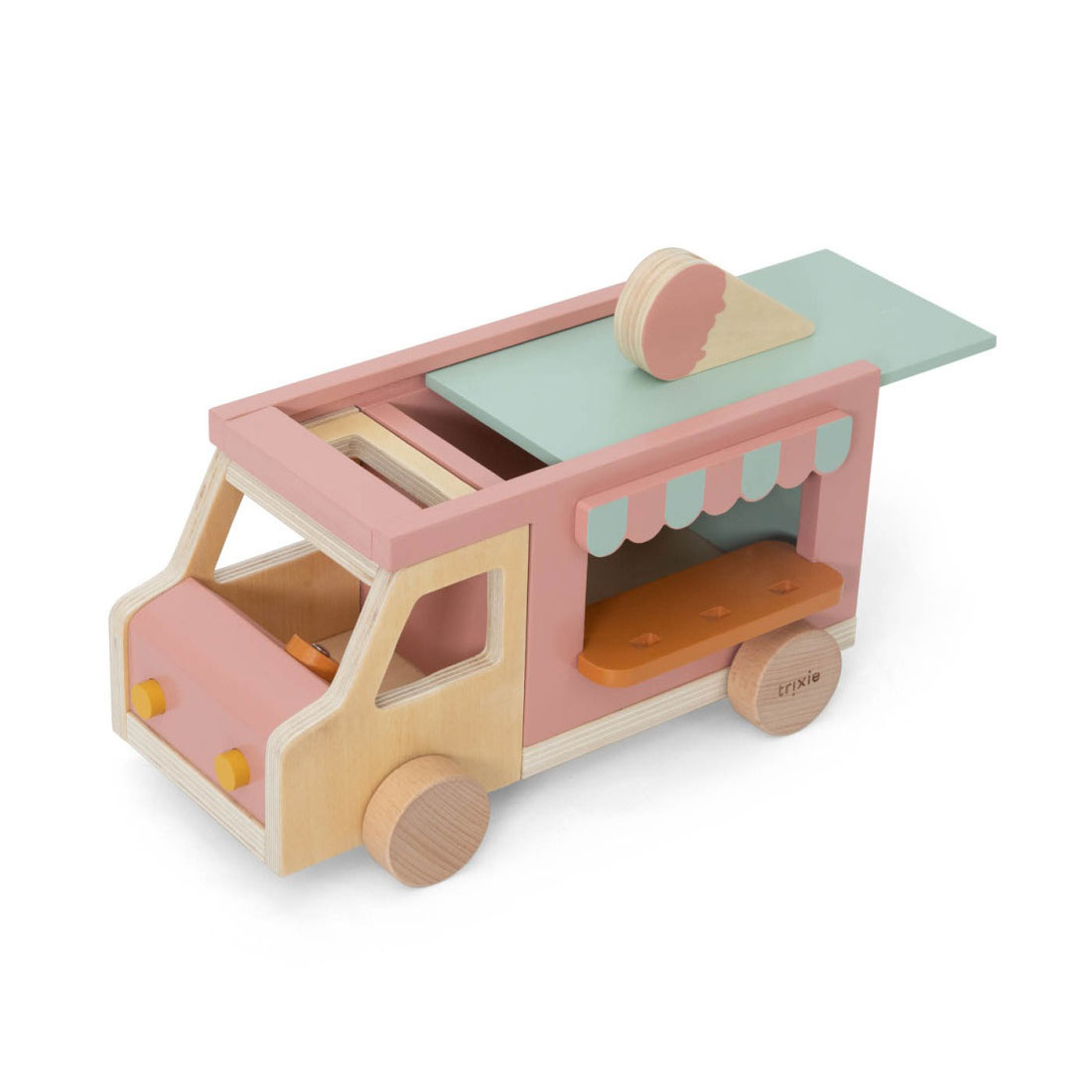 Ξύλινο Παιχνίδι (25X13 5X15 5) Trixie Ice Cream Truck Home Παιχνίδια Ξύλινα Spitishop