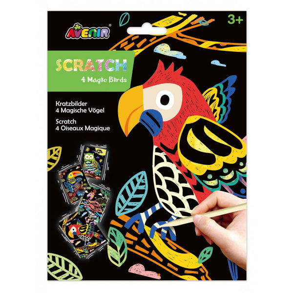 Ζωγραφική Scratch Avenir Birds
