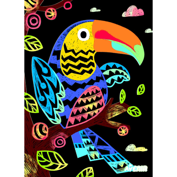 Ζωγραφική Scratch Avenir Birds